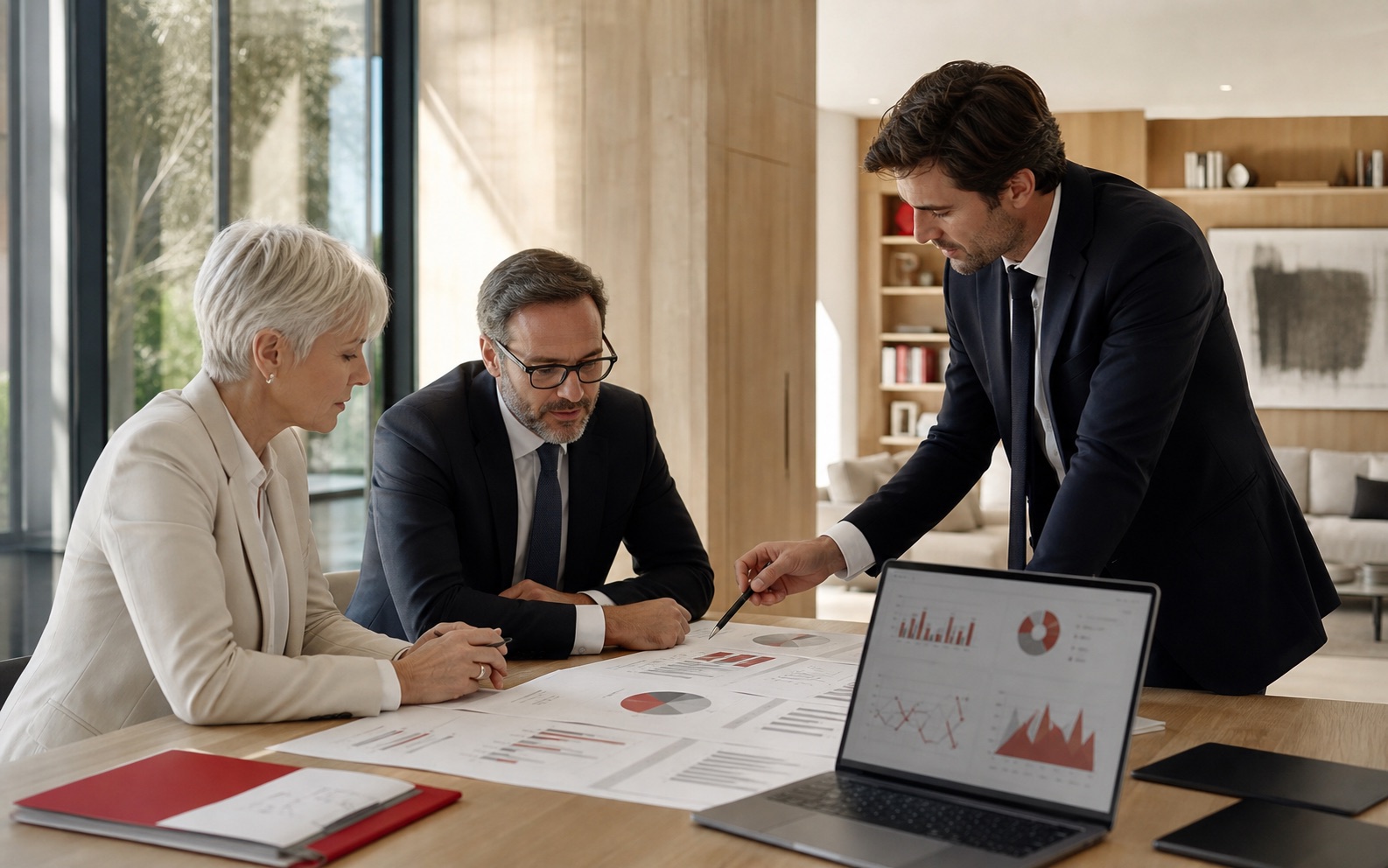 HR, CFO e consulente Facau analizzano dati e scenari di ritorno dell’investimento